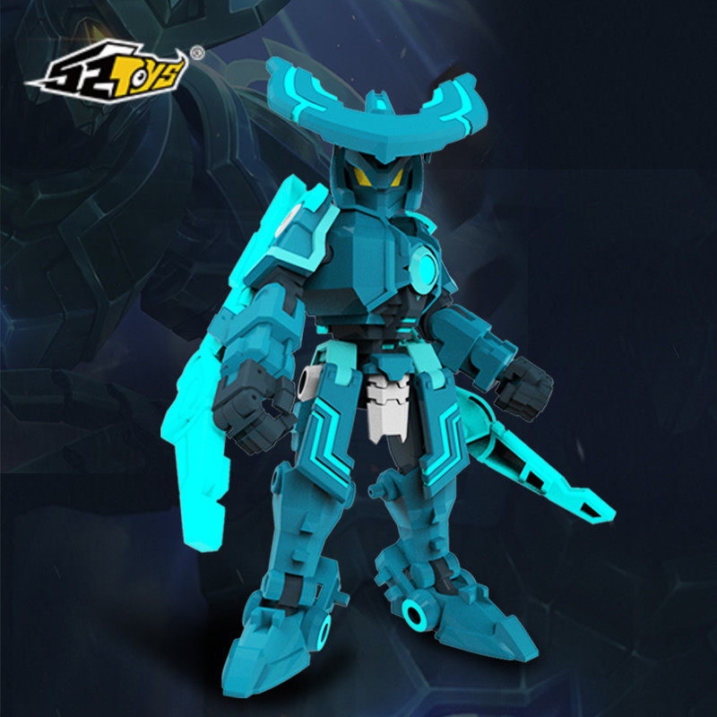 【52toys】万能匣王者荣耀墨子变形机器人拼装模型玩具手办机甲
