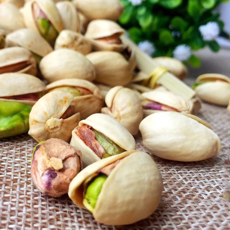 大粒本色开心果仁500g2罐散袋装盐焗原味无漂白坚果干零食新货