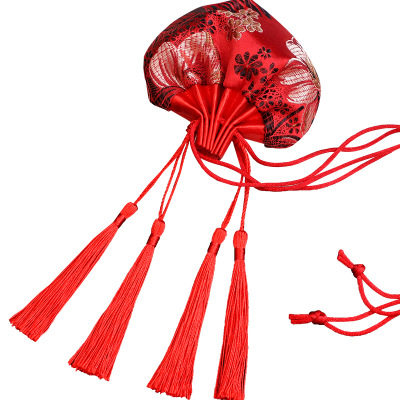 端午织绣心形香包古风香囊随身空袋子宫廷汉服搭配荷包汽车挂