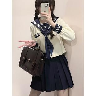 水手服基础款水手服jk制服学院套装长短袖秋上衣基础款