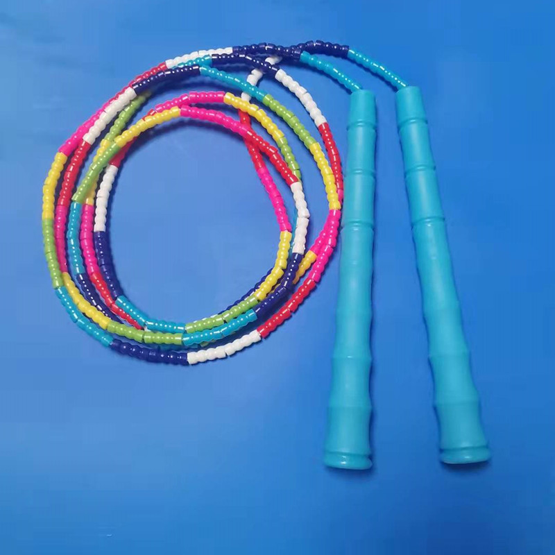 获冠软珠竹节比赛单人跳绳中小学生儿童幼儿园课间绳操花样交互绳