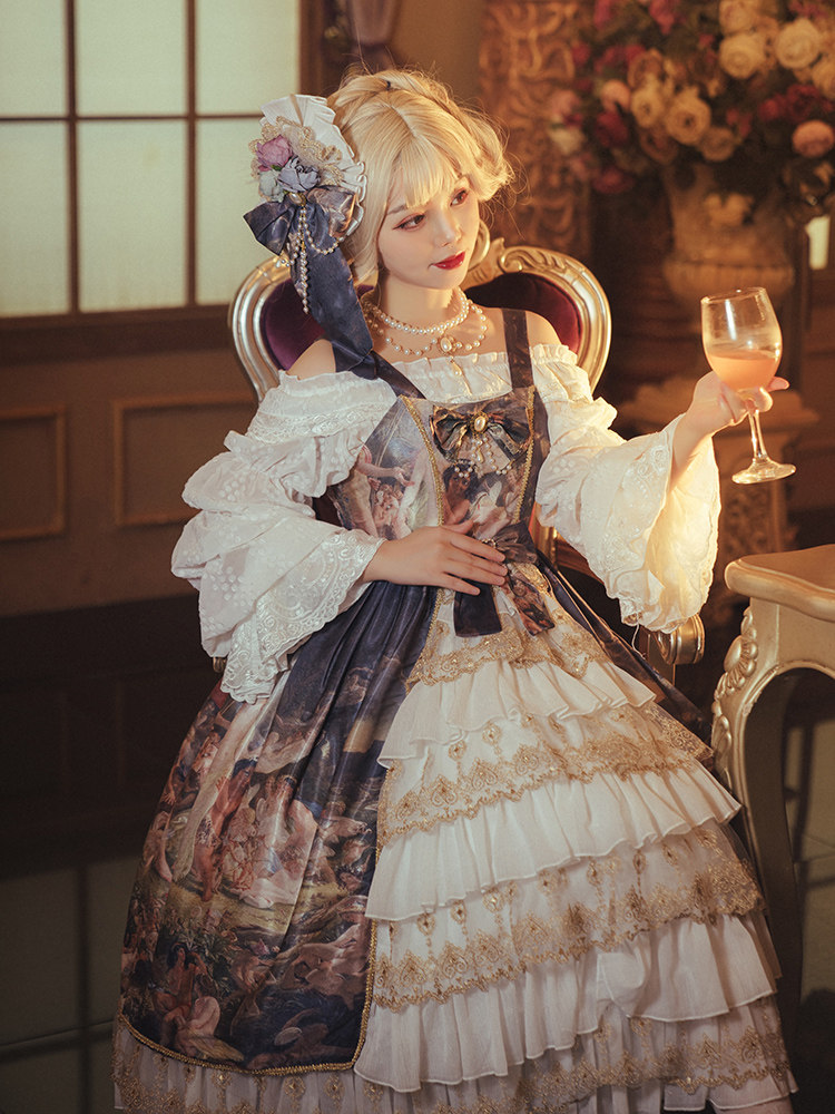 仲夏夜之梦classtyle原创lolita洛丽塔cla开襟jsk连衣裙预约