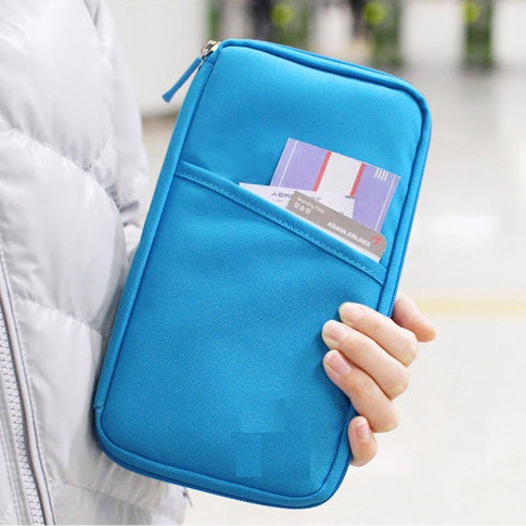韩国正品男女通用保护套机票夹便携多功能出差旅行证件袋护照包