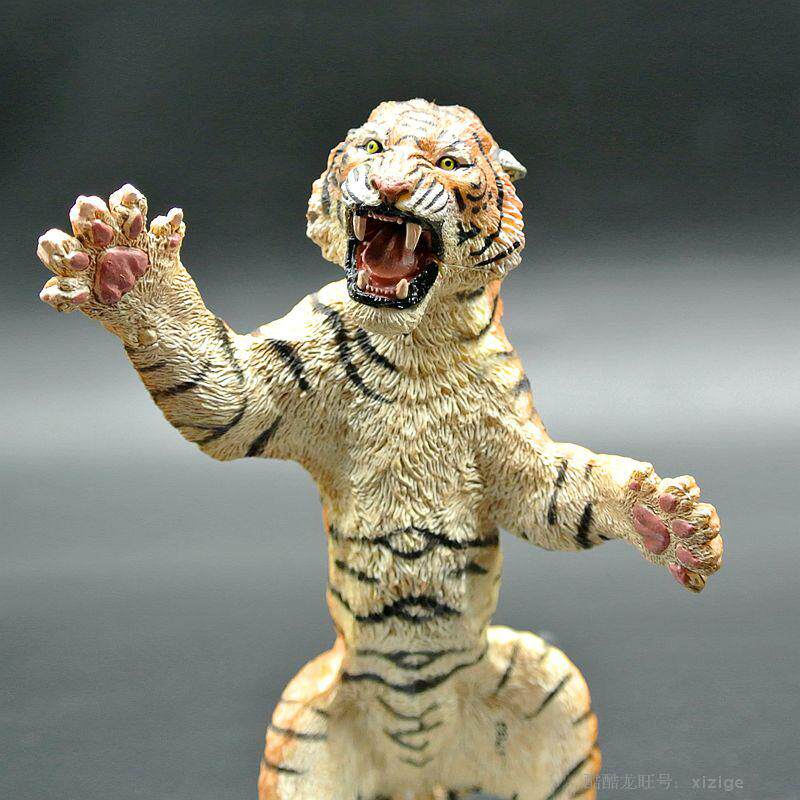 法国papo正品野生动物模型站立虎模型玩具欧盟ce认证中国ccc认证