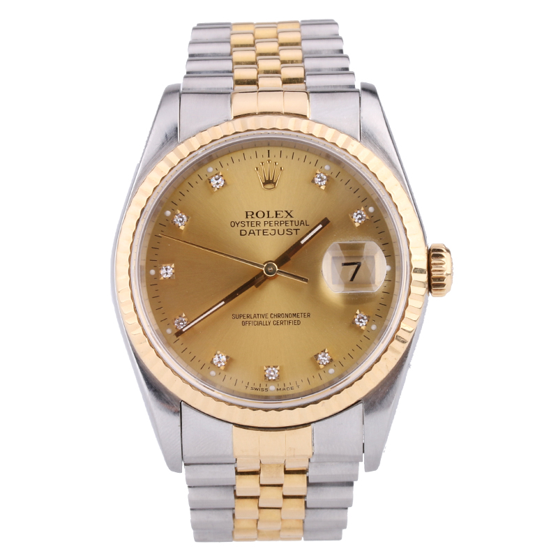 Idle fish Youpin Used Idle Rolex Journal 16233 Diamond automatic Mechanics watch Watchin the Leisure fish products, Wrist watch, Swiss watch category - from Buy2taobao.com to provide professional Taobao agent buy service