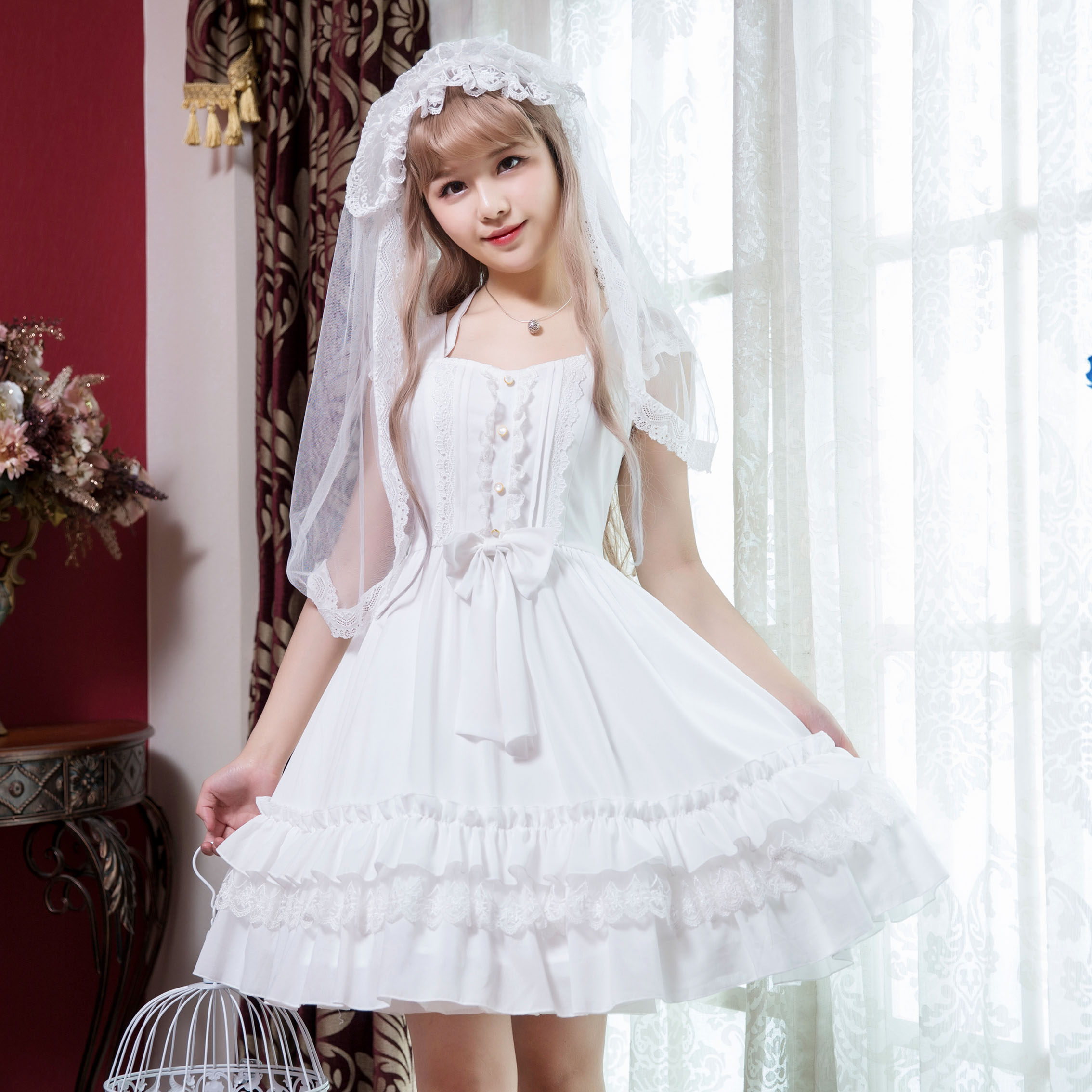 梵幽梦原创lolita连衣裙夏季新款洛丽塔软妹日常学生可爱公主裙子