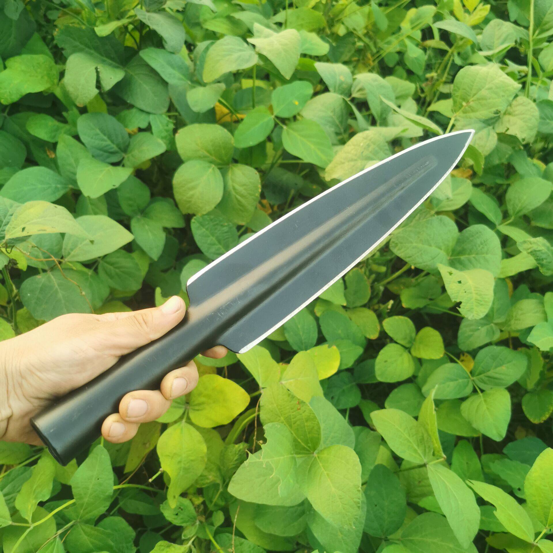 户外红缨枪头矛头祖鲁矛猎猪矛武术霸王枪扎枪头劈柴锰钢枪头长矛