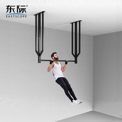 加高c加强型引体向上单杠天花板吊顶安装高度可调健身单杆杠.