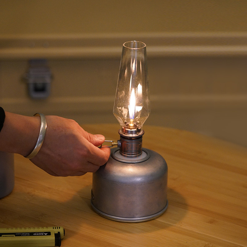 柯曼瓦斯无芯烛灯气化灯帐篷汽灯露营氛围灯照明灯盏烛光灯扁气罐