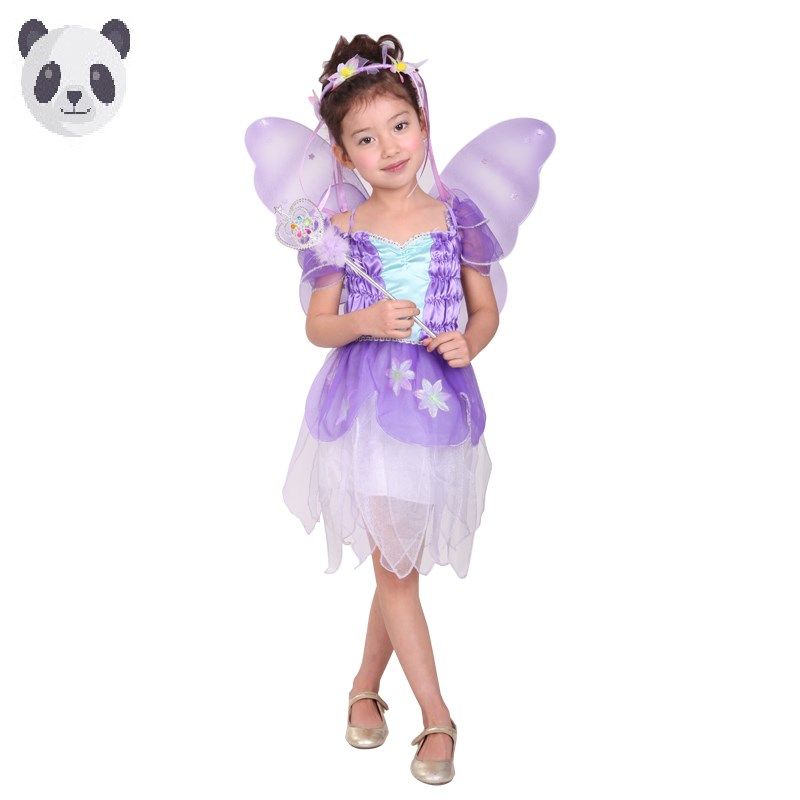圣诞节服装儿童cosplay服饰女花精灵花仙子衣服公主装舞会演出服