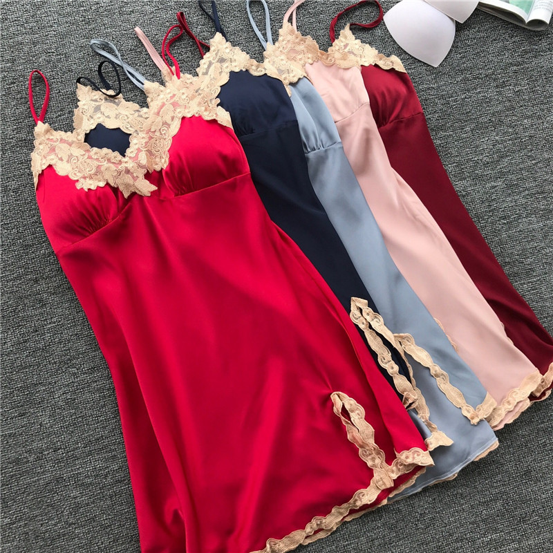 Aisha pajamas Thin section Korean Edition spring and autumn sexy Borneol Nightdress Sternum lady Exorcism Home Furnishingsin the Lingerie/Men's underwear/Tracksuit , Lingerie category - from Buy2taobao.com to provide professional Taobao agent buy service