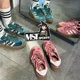 Adidas三叶草GAZELLE BOLD粉丝绒厚底运动T头德训鞋IG4389 IG4391