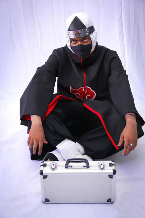 特价cos服装男 动漫 火影忍者_火影忍者疾风传晓组织角都服动漫