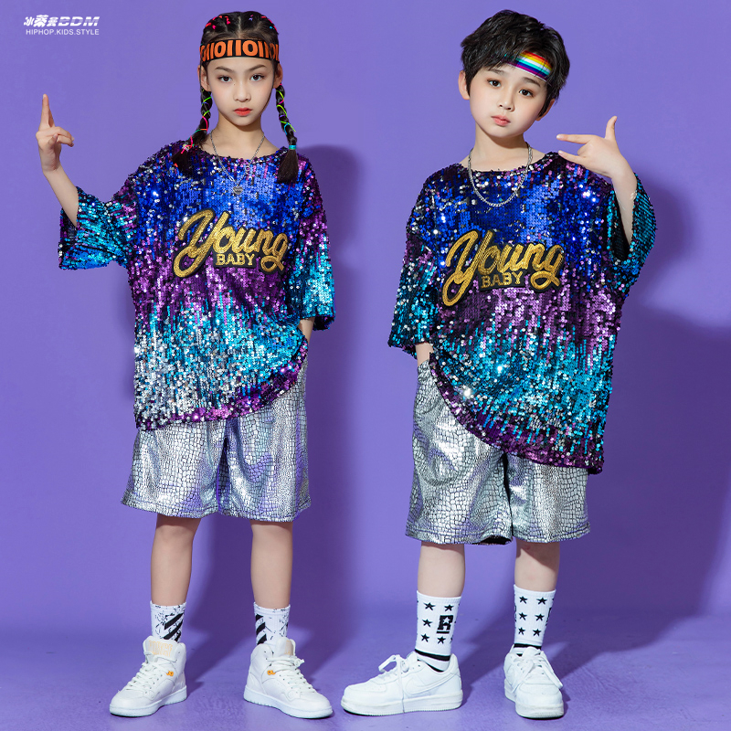 架子鼓演出服男童夏