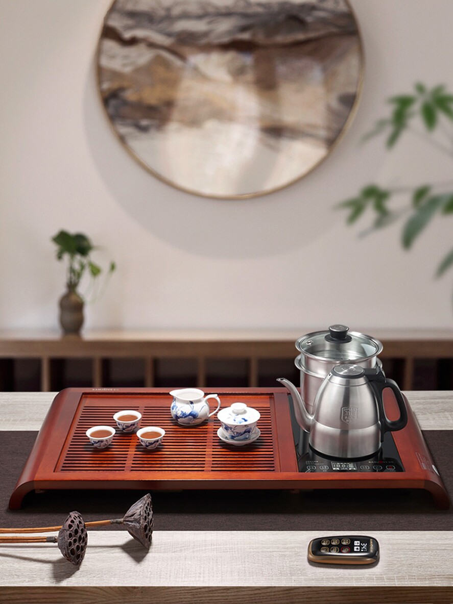 茶盘正品金灶k-180实木家用整套茶具茶海小茶台整套茶具