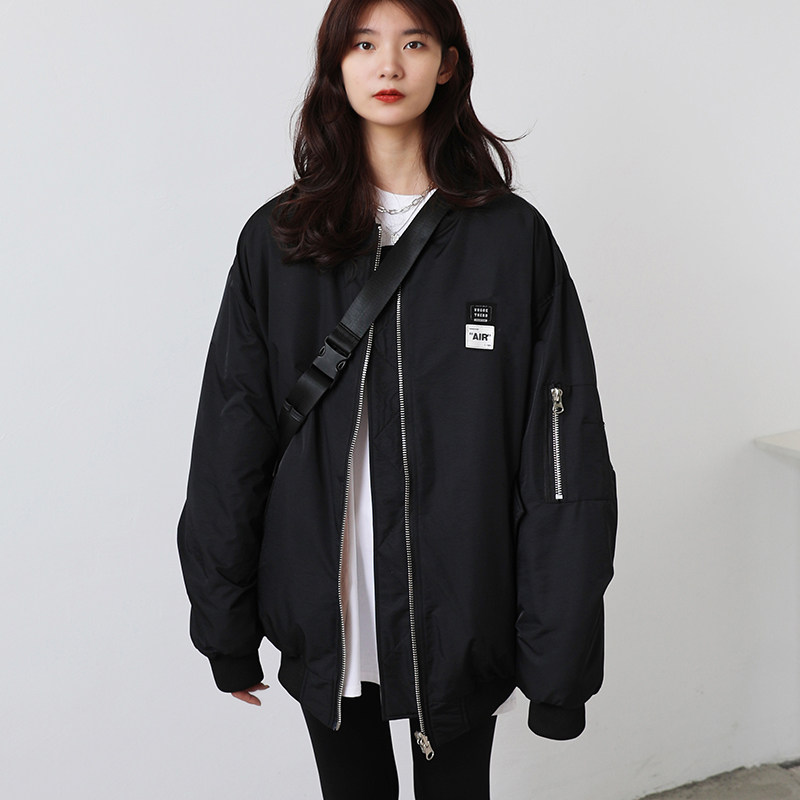 棒球羽绒服服女2021年新款