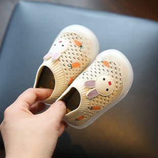 巴拉bala官方旗舰店婴儿学步鞋春款1一3岁女宝宝鞋子软底透气儿童