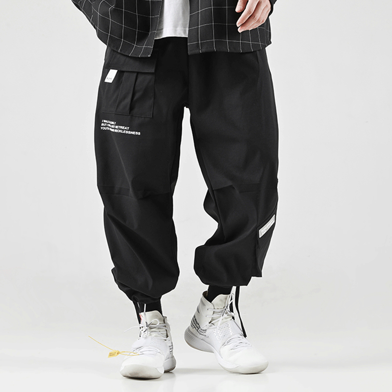 Autumn and winter Harajuku Dark men's wear Large Plush Nine points trousers Gothic Retro Diablo student Ankle banded pantsin the Men's clothing, Casual pants category - from Buy2taobao.com to provide professional Taobao agent buy service