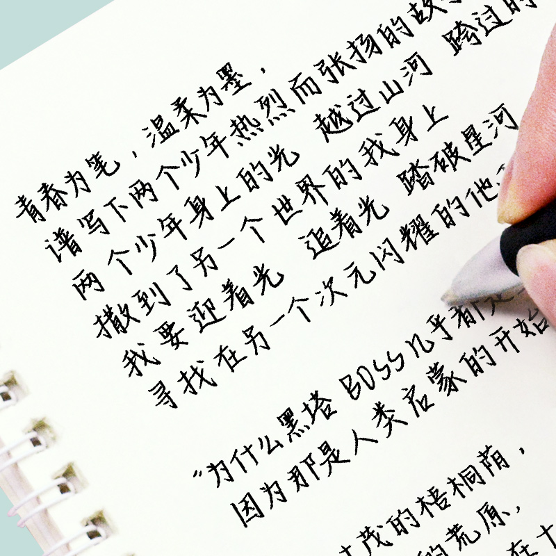 原耽语录练字帖 手写体行楷字帖练字成年男女生字体漂亮大气素雅奶酪