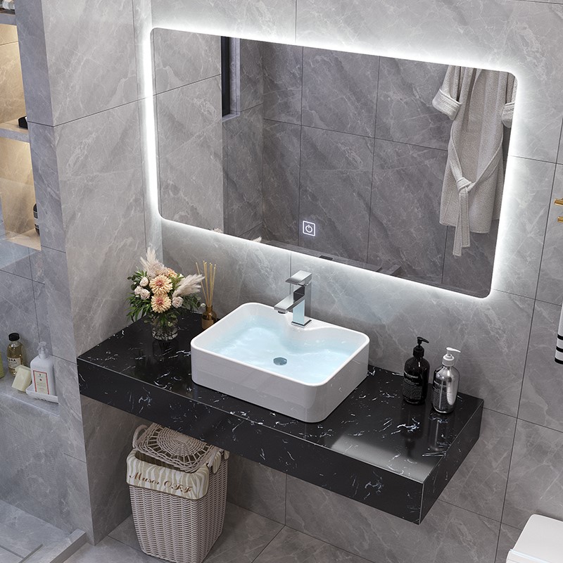 轻奢简约大理石台盆陶瓷台上面盆柜洗漱台家用浴室卫浴洗手洗脸池