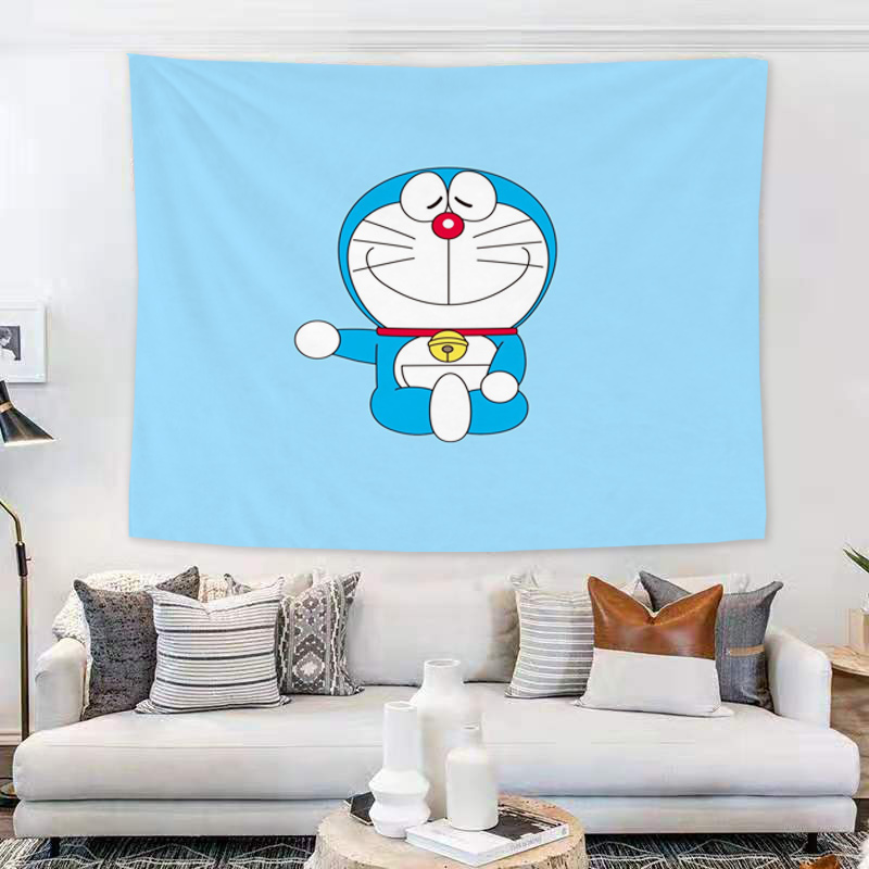 哆啦A梦背景布ins风挂布挂毯抖音主播房间改造布置床头装饰墙布|ruв категории домашний ткань, гобелен/гобелен - от Buy2taobao.com для оказания профессиональной услуги покупки агента Taobao
