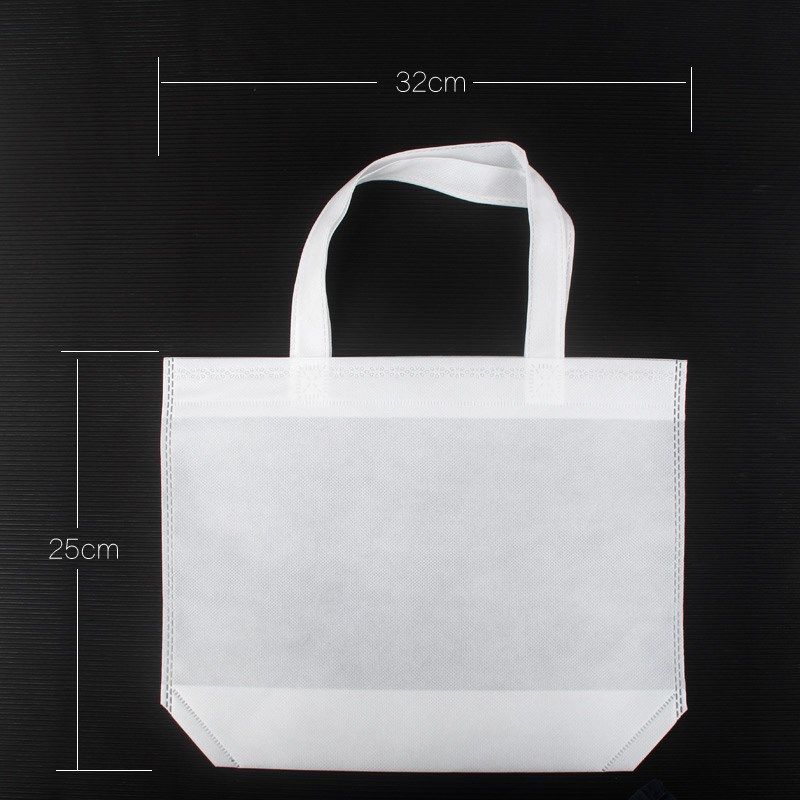 环保袋儿童涂鸦手工无纺布袋子彩绘diy空白手绘幼儿园白模填色袋