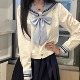 樱之语/莓喵原创jk制服水手服正版基础款长袖套装学院日系收腰蓝