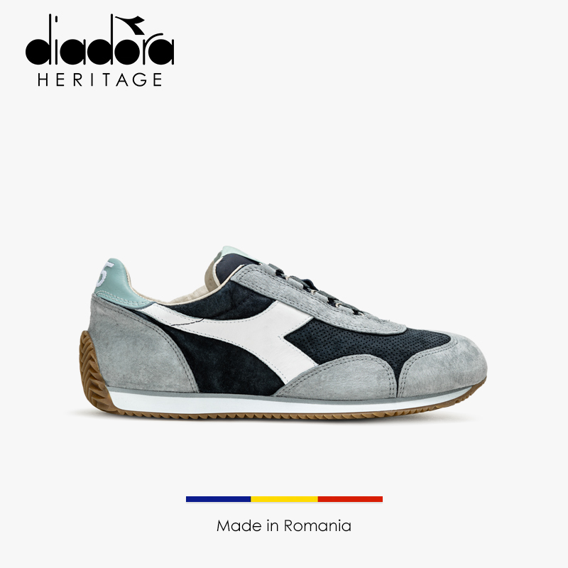 diadora/迪亚多纳男女鞋欧产石洗低帮复古做旧休闲慢跑鞋 EQUIPE