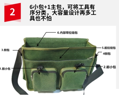 耐磨超大木工工具包