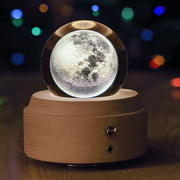 Crystal Ball Moon and Sky City Music Box Music Box Birthday Gifts for Girls and Best Friends New Years for Employees