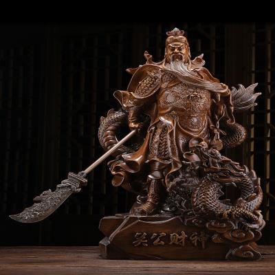 开光骑龙关公像供奉神像招财摆件关二爷财神爷佛像武财神关羽雕像