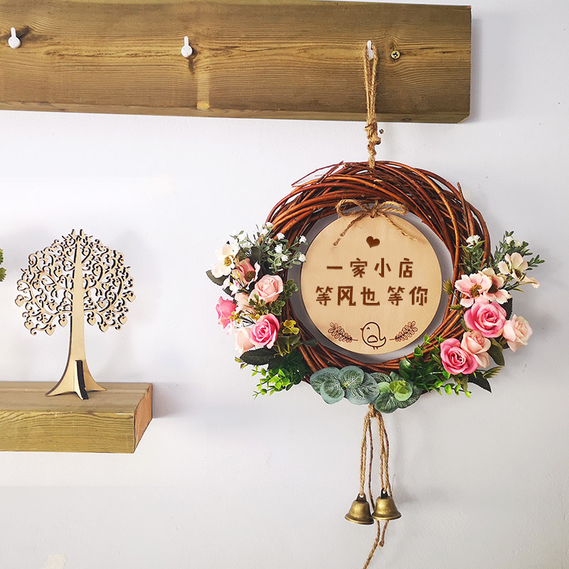 一折防盗门装饰品挂件创意