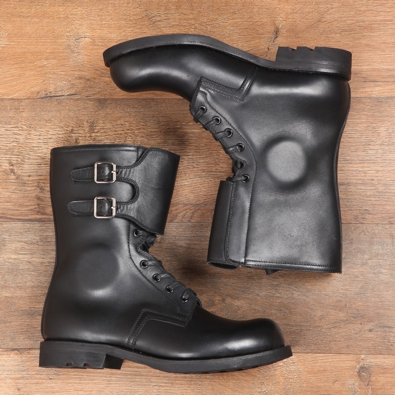 全真皮高筒fb90高腰防暴登山靴高帮马丁靴户外休闲皮靴子机车靴男