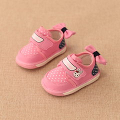 婴儿鞋子春秋0-1-2岁半女宝宝布鞋软底学步鞋7到8-9-10-11-12个月