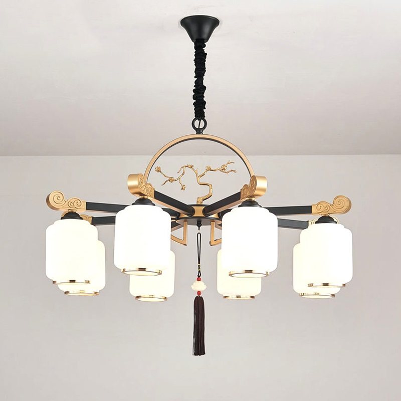 国风灯具的优惠券大全—新中式吊灯新款设计别墅客厅餐厅卧室轻奢复古