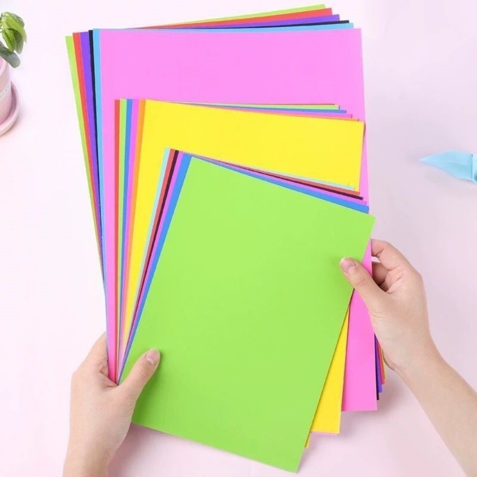 代购彩色卡纸a4厚卡纸硬卡纸4k卡纸手工彩色纸a3黑卡纸儿童手
