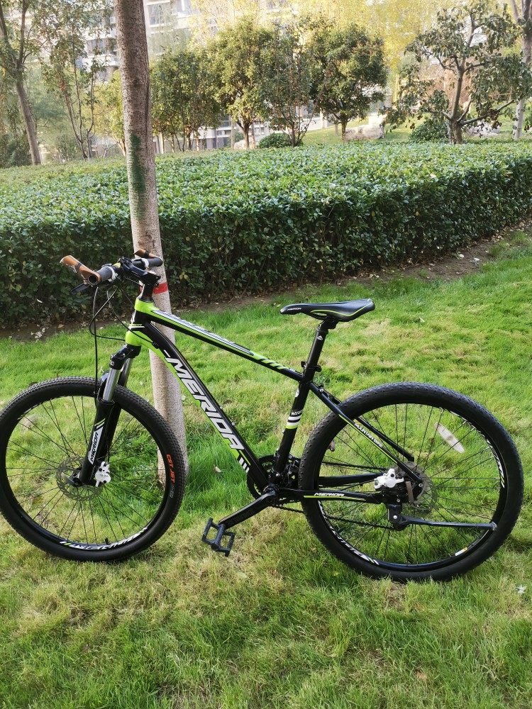 二手山地车自行车美利达公爵600 27速油刹17车架26轮胎正品内走线