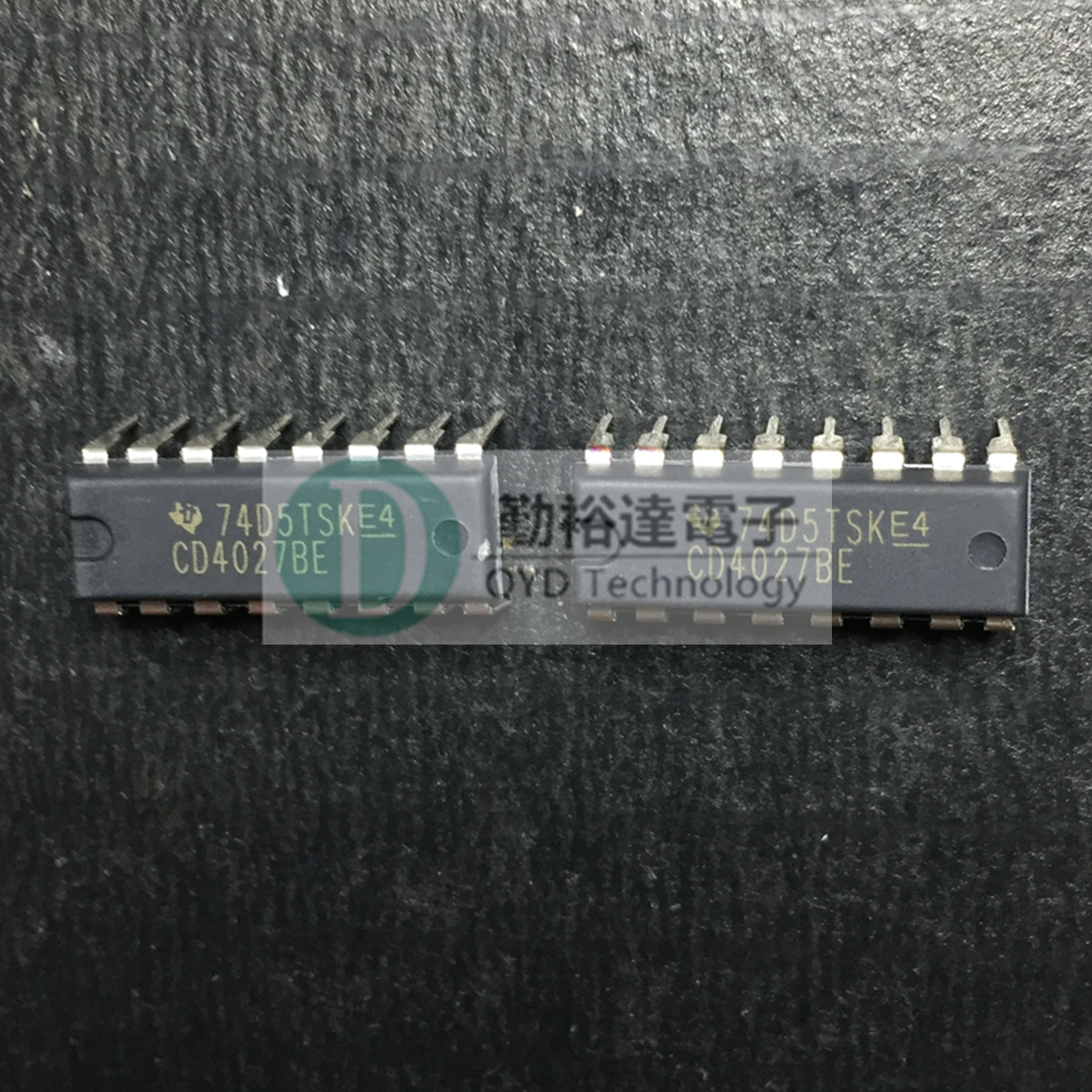 原装正品 直插 cd4027be 芯片 双j-k主从触发器 dip-16