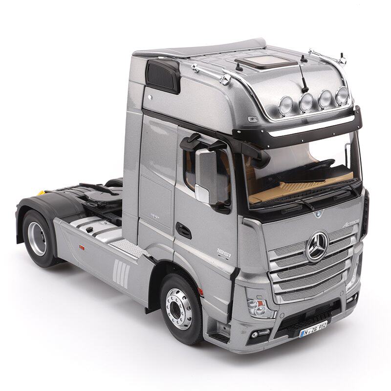 奔驰fh25重型卡车拖头模型仿真合金汽车模型摆件火车