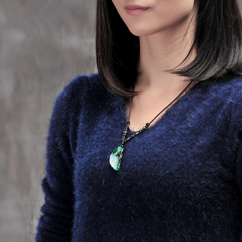 糯种飘油青美女头像-涅盘