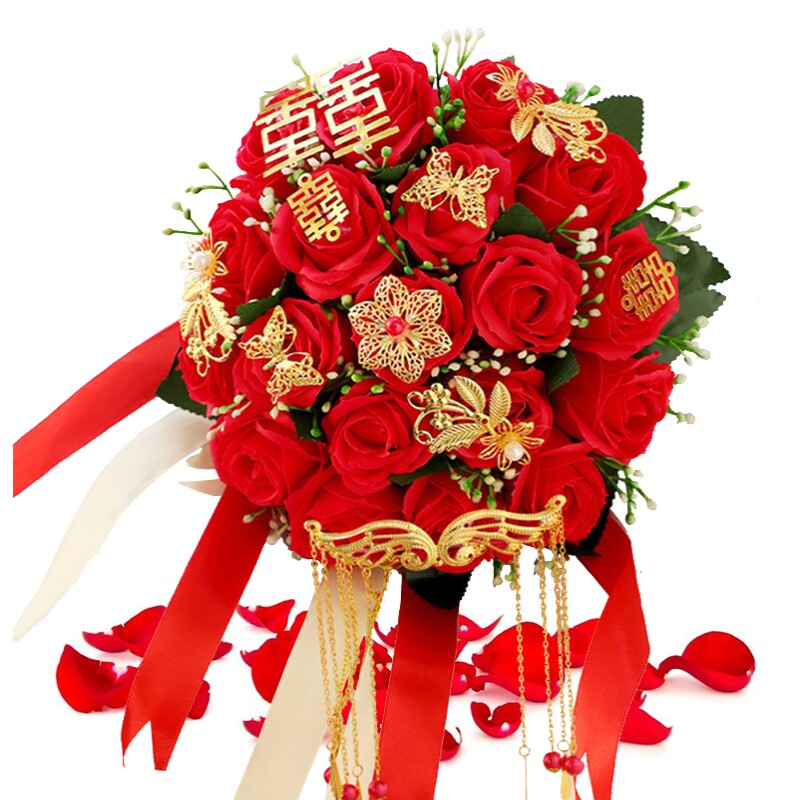 河北 石家庄小熊精品杂货铺鲜花速递/花卉仿真/绿植园艺新娘手捧花