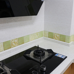 厨房灶台防油贴纸防水瓷砖贴卫生间浴室马赛克墙纸自粘腰线墙贴画