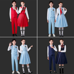六一儿童合唱服演出服中小学生朗诵爱国比赛表演合唱团套装学生装