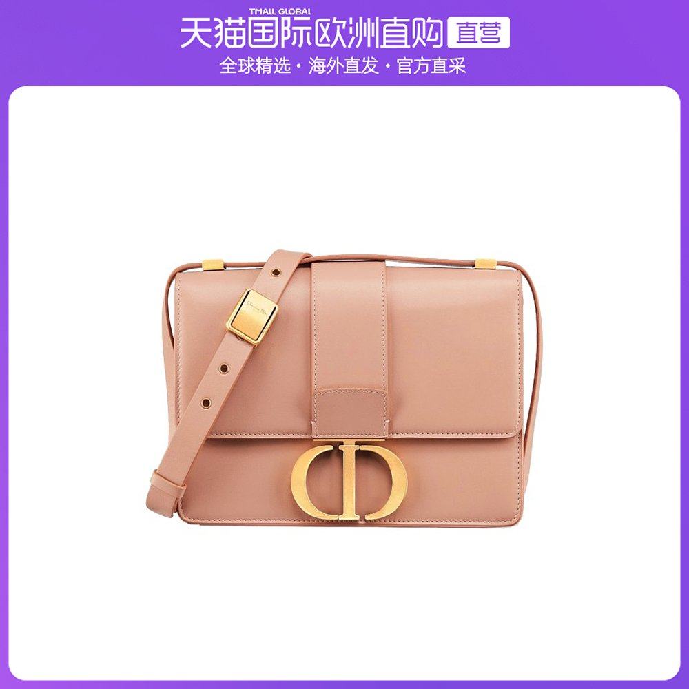 欧洲直邮dior/迪奥 经典款 女士 30 montaigne蒙田包黑色光面小牛 | 