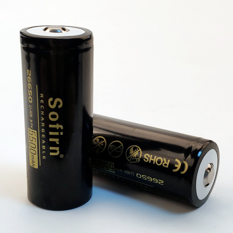 Sofirn索菲恩部分电池合集可充电3.7V锂离子 LED强光手电筒灯电池