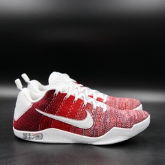鞋淘Nike Kobe11  4KB 科11 zk11篮球鞋白红 红马824463-606/063