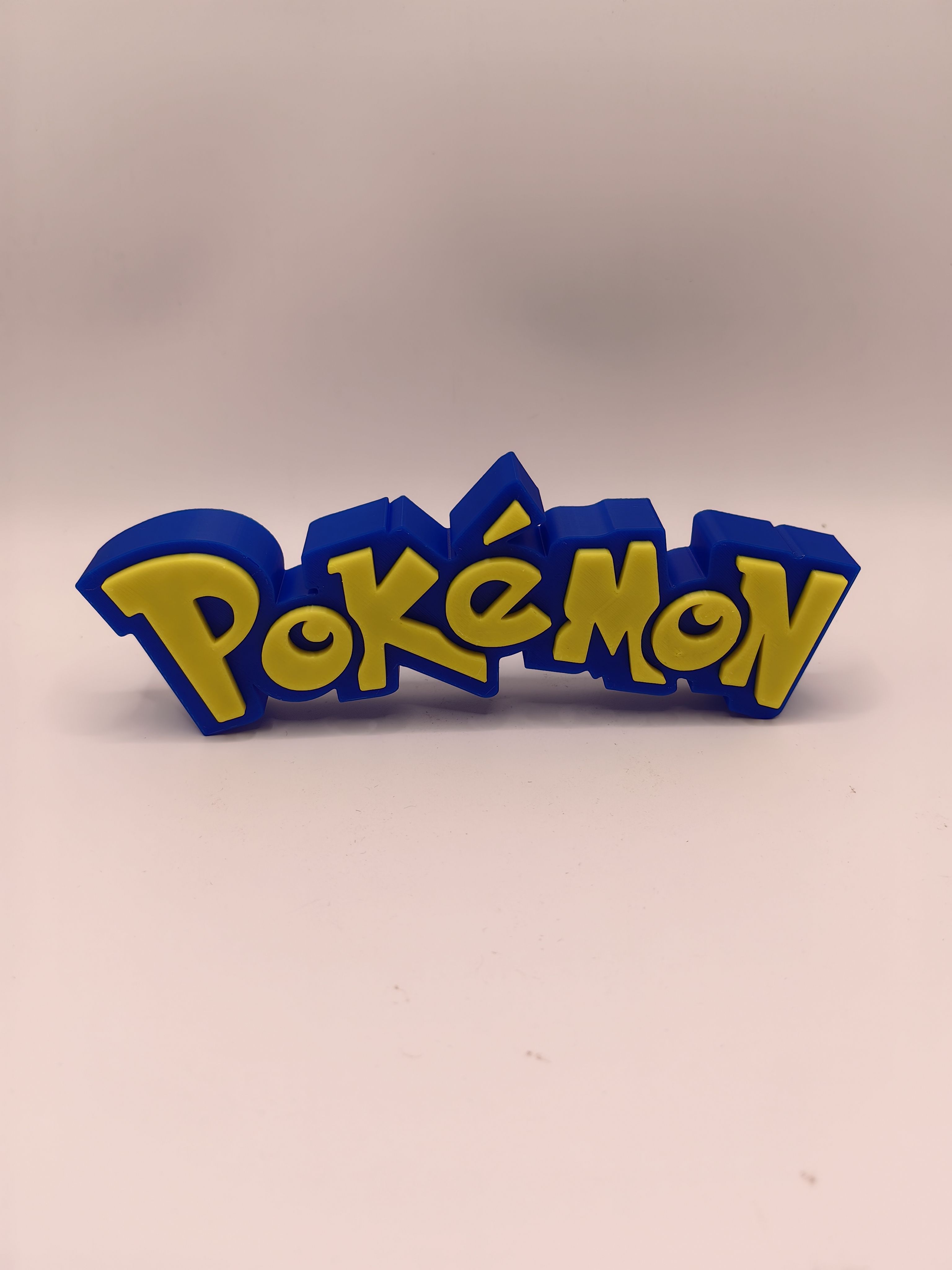 宝可梦 宠物小精灵 Pokemon Logo 立牌 立体字体 标志 招牌 摆件