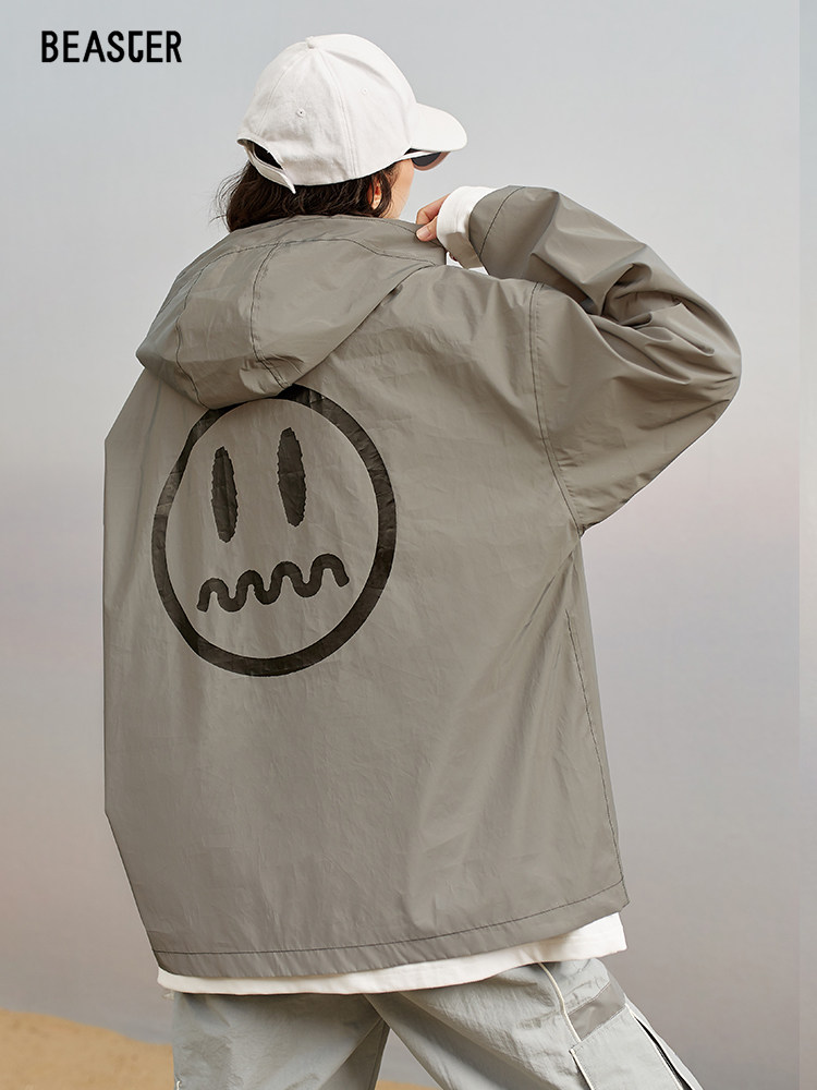 (今日10折)beaster 官方小恶魔鬼脸情侣装国潮牌反光