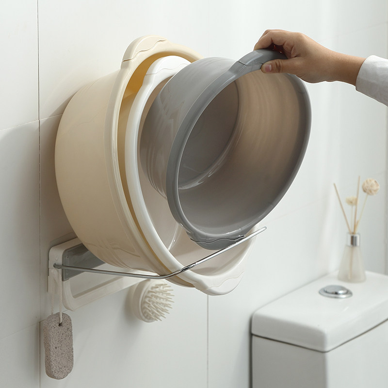 脸盆架壁挂卫生间浴室置物盆子收纳厕所洗手间免打孔放洗脸盆架子