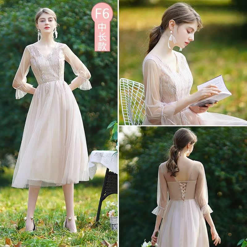 Bridesmaid full dress Arm Sister group Bridesmaid Dresses Usually Simplicity atmosphere temperamentin the Women's clothing/Boutique , Wedding/Cheongsam/Formal dress , Formal dress/Evening  category - from Buy2taobao.com to provide professional Taobao agent buy service